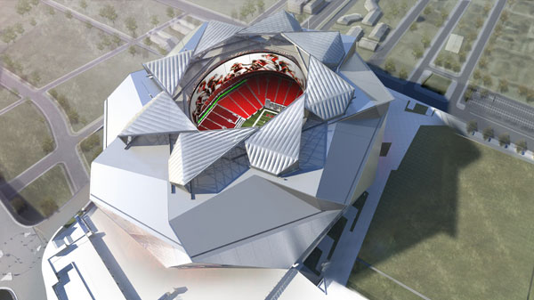 Rise Up: Atlanta's Mercedes-Benz Stadium Makes Its Debut - HOK