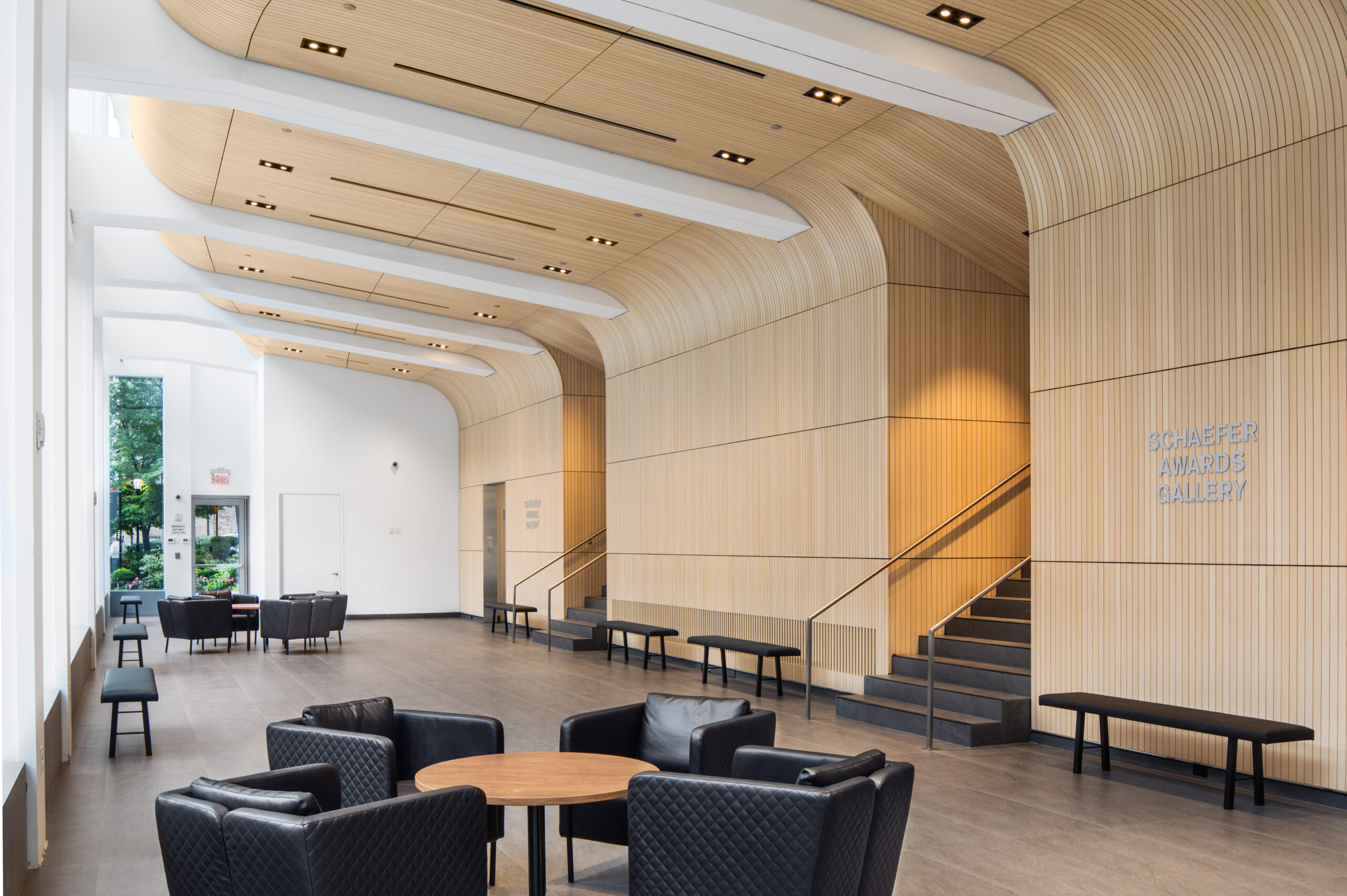 Interior Design BoY MdeAS Architects Alumni Auditorium Schaefer Awards Gallery Columbia University Irving Medical Center 05 Scaled 