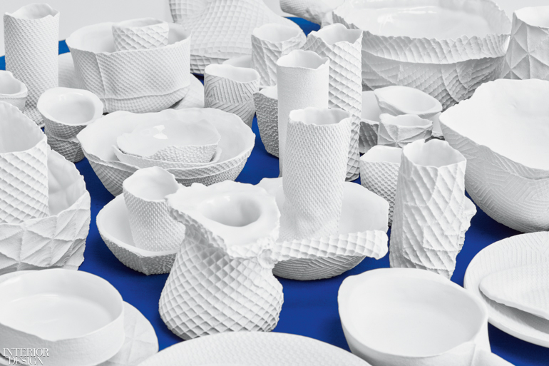 tableware with textured designs