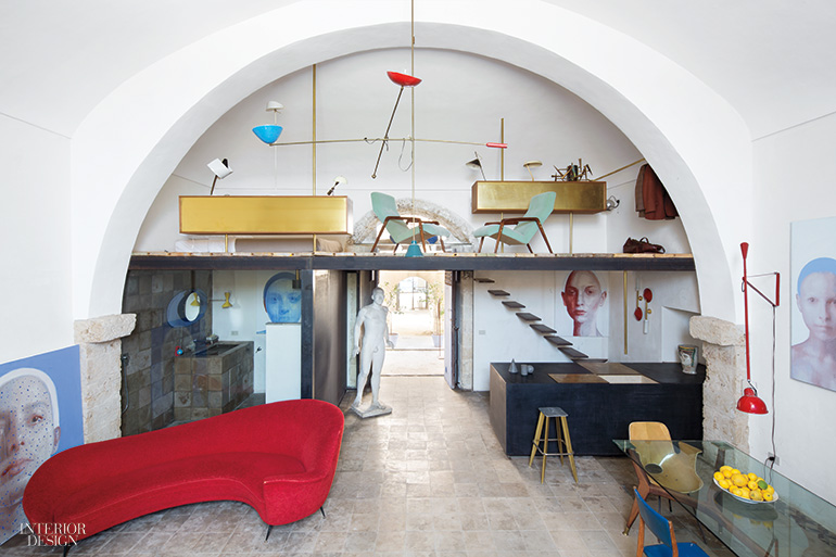 Artist Sergio Fiorentino's Majestic Home and Studio by +CStudio Architetti  in Noto, Italy - Interior Design