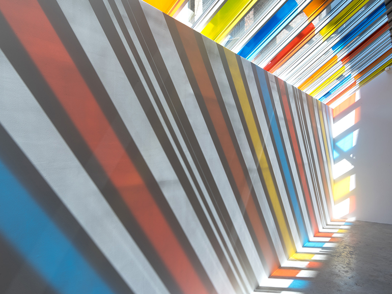 DANIEL BUREN, Observatory of light, Work in situ